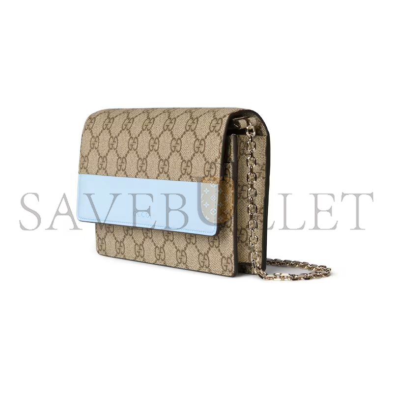 G*u*i gg emblem wallet on chain 838151 (20*13*4cm)